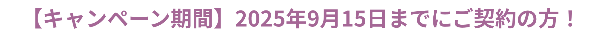 実装実験期間中（2025年3月11日～8月10日）の期間限定！